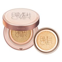 한스킨 세미매트 블레미쉬 커버 컨실 쿠션파운데이션 본품 11g + 리필, N21 크림 x 1세트, N21 크림