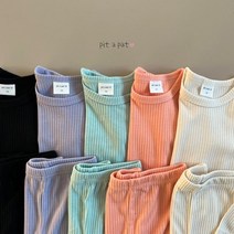 피터패트 오색골지실내복 신생아 아기실내복 유아내의