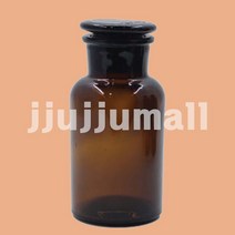 연구실 과학실 넓은입구 갈색 시약병 500ml 실험수업 연구교재 연구교구 실험실 실험기자재 과학교구, 1개