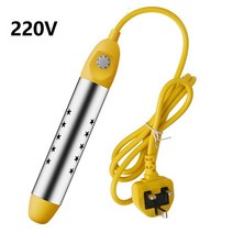 전기순간온수기 싱크대 화장실 수도꼭지 고속 가열 전기 온수기 스테인레스 스틸 막대 물 끓이는 히터 도구 110V 220V, 3.220V uk plug