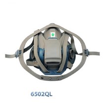 3M 6502/6502QL 인공 호흡기 스프레이 포름 알데히드 보호 견고한 편안하고 빠른 반 얼굴 조각 재사용 가능