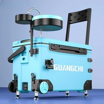 갈치아이스박스 아이스박스 60L 70L 바퀴 쿨러, (양극스탠드)다기능모듈+왼쪽포탑스탠드/블루
