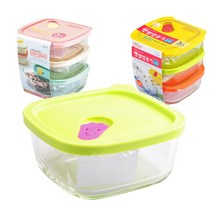 락앤락 오븐글라스 햇쌀밥용기320ml 3P 쿡밥 햇반냉동밥, 원색3p