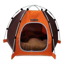 댕댕이 글램핑용 아웃도어 하우스 주황 고양이겨울집, 기본