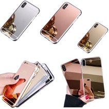 2018 갤럭시A7 케이스 A750 메탈 슬림 (미러) 측면 젤리 후면 하드 (젤하드) 반사 거울 커버 (에티켓 거울 대용)