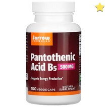 자로우 판토텐산B5 500mg 100캡슐, 1개, 기본