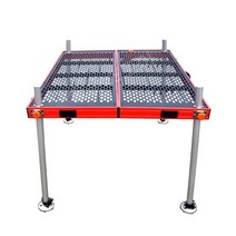 자립발판 발판좌대 발판 땅꽂이낚시발판 받침틀, 70X80 다리 0.9미터 길이