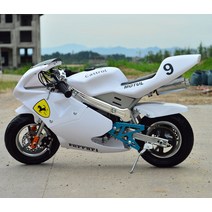 49cc 오토바이 소형 어른 아이 운전 쉬운 입문 바이크, 새로운 백색법