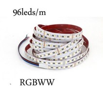 LED 스트립 빛 4IN1 RGBW 5050 60Led 96LED/m 1 칩 RGB WW 유연한 Led 테이프 DC 12V 24V 문자열 3M 1/5m 4 색, 96leds-m RGBWW, IP67 Tube waterproof_DC24V | 5