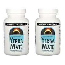 소스내추럴스 예르바 마테 Mate 600mg 90정 2개