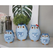 집들이선물 행운 풍수장식 부엉이가족 부엉이장식 분위기연출 식당개업선물 장식인형