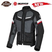 SCOYCO-2020 오토바이 자켓 방수 모토 반사 크로스 레이싱 라이딩 탈착식 라이너 포함, S