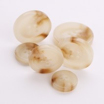 아유디 4구 플라스틱 단추 15mm 18mm 20mm 23mm 25mm 28mm 5color 부자재, 크림25mm(3개)