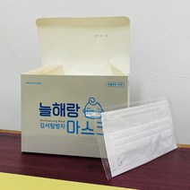 [5시 마감 당일배송] 개별포장 늘해랑 4중 필터 국산 김서림 방지 일회용 마스크 10매 50매, 50매입, 1박스
