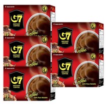 베트남 G7 퓨어블랙 커피 2g 15개입 x5개, 상세페이지 참조, 상세페이지 참조
