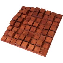 사운드디퓨저 오디오 음향판 확산판, 6블럭 세로 60x60x7(레드)