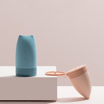 휴대용 실리콘 공병 소분 화장품 여행용 샴푸 바디 클린져 세제 유아 아기 빈통 빈병, 옵션명, 90ml 화이트
