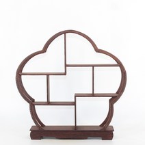 꽃모양 찻잔 장식장 도자기 소품 진열장 탁상장식장, 30 작은 조롱박 25x4.5x33