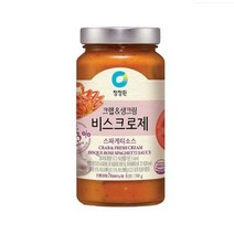 청정원 크랩&생크림 비스크로제 스파게티소스, 400g, 2개