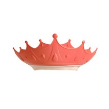 아기 수영 샤워 캡 목욕 샴푸 조절 가능한 눈 보호 헤드 워터 커버 베이비 케어 워시 헤어 0-6 세 어린이, 02 Red