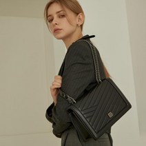 클루(CLUE) 당일배송 셰어 스퀘어 크로스백_시크블랙 CLAB20904BBP