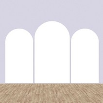 스튜디오배경 일반 솔리드 화이트 아치 배경 커버 생일 파티 장식, 02 100x200cm_01 Plinth Cover 1