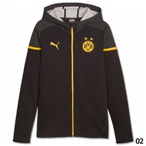 Borussia Dortmund 도르트문트 축구 캐주얼 후드 남성 재킷