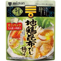 모쯔나베 창코나베 만들기 모츠나베 스키야키 관서식 미쓰칸 まで까지 맛있는 토종닭 다시마 국물 미니팩 22g×4개×10봉입, 미쓰칸 まで까지 맛있는 토종닭 다시마 국물 미, 22g, 10개