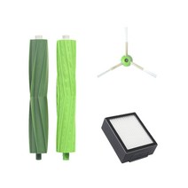 100% 세척 가능한 진공 부품 iRobot Roomba i3 + Plus 로봇 클리너 터보 롤러 사이드 브러시 필터 더스트, 01 Set A
