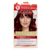 로레알 로레알 뉴엑셀랑스 크림 염색약 6.66 (적빛), 단품, 단품