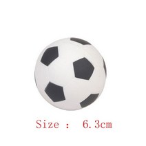 6/10cm 부드러운 거품 장난감 축구 성인 안티 스트레스 짜기 공 PU 스폰지 게임 완구 도매, 6.3cm