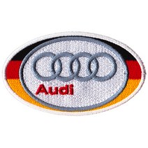 와펜 D842 - 아우디 Audi 패치 극기 와펜, 1개