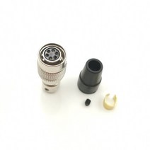 Hirose 커넥터 6 핀 플러그 (암) HR10A-7P-6S /HR10A-7R-6P 전원 카메라 케이블 핀 암, 01 Female Plug