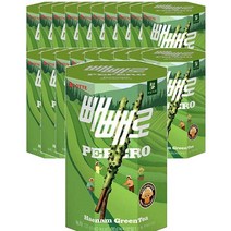 롯데 Pepero 녹차 빼빼로 하남그린티 운동회 초등학생 편의점 간식 탕비실 사무실 등산 막대과자 132g, 20개
