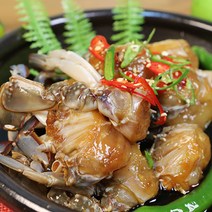 [연평미식] 100% 국내산 한입 양념/간장 게장, 국내산 한입 양념게장1kg
