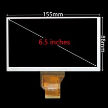 6.5 인치 800*480 LCD 디스플레이 화면 모니터 드라이버 제어 보드 미니 HDMI-Lattepanda 라즈베리 파이 바나나 파이 pc와 호환 가능, [02] Only LCD display