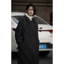 여성 롱 경량 패딩 간절기 얇은 라이트 다운 자켓 아우터