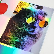 홀로그램인쇄용지 홀로그램인쇄 스티커 프린터용지 20장