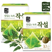녹차원 맛있는 녹차 작설, 15g, 2개