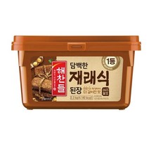 CJ 장 해찬들 담백한 재래식된장 된장찌개 집된장 2.3kg 1세트
