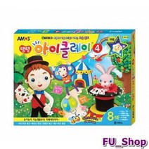 ForU323 탱탱 아이클레이 8색 야광 창의력 만들기놀이 촉감 장난감 점토