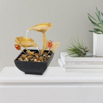 미니 분수 실내분수 장식품 폭포 사무실 파티오 장식용 탁상 물 실내 명상 계단식, Butterfly