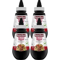 마스터푸드 Masterfoods 태국식 스리라차 소스 호주직구 핫소스 250ml 4팩 총 1L, 4개