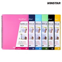 윈스타 밴드플러스 스프링 악보화일 30p, 핑크, 1개