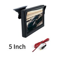 후방카메라 모니터 화물차 Hippcron-5 인치 자동차 TFT LCD HD 디지털 169 800*480 화면 방향 비디오 입력 후면보기 카메라 DVD VCD 차량 디스플레이 2, [02] XSP-205