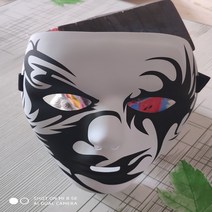 가면 할로윈데이 삐에로 마스크 공포 미소 화이트색 비보잉 변장 무도회 성인 틱톡동일타입 웃기는, T08-틱톡동일타입-F