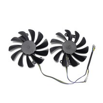 GAA8S2U GeForce GTX 1080 1070 GPU VGA 쿨러 ZOTAC GTX1080 GTX1070 AMP 에디션 카드 교체용 대체 냉각 팬, 짙은 파랑 색