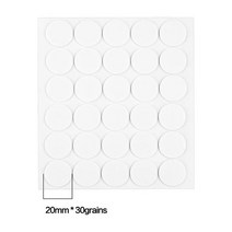 양초 캔들 심지양면 테이프 캔들 심지 스티커 접착제 왁스 고정 베이스 홀더 스탠드 양초 만들기 용품, 05 20mmx30pcs