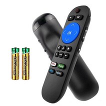 Yimaut 모든 Hisense Roku TV용 리모컨 Hisense 32인치 40인치 43인치 50인치 58인치 58인치 65인치 70인치 75인치 85인치 70인치 85인치, Black Remote