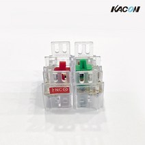 카콘 조광형 셀렉터 스위치 K25-54 녹색 2A 25파이 3단 수동 단레버 셀렉타, 접점 1A1B(1N/O+1N/C)